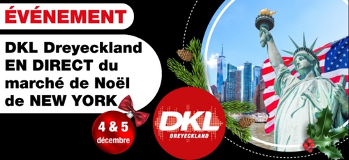 DKL Dreyeckland en direct du marché de Noël de New-York !
