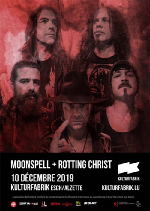 Moonspell et Rotting Christ en concert au Luxembourg avec OUI FM