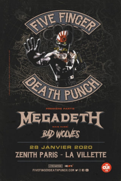 Five Finger Death Punch / Megadeth / Bad Wolves : Gagnez vos places...