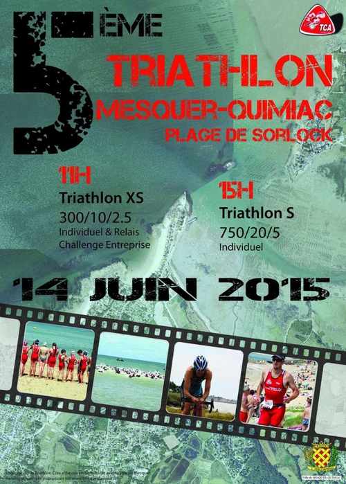 5ème triathlon de Mesquer-Quimiac ce dimanche !