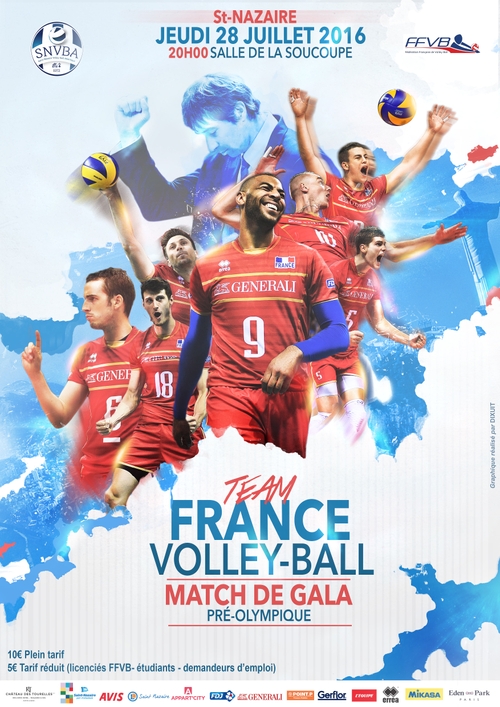 Volley-Ball : l'équipe de France à Saint-Nazaire