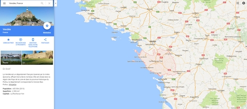 Insolite : le Mont-Saint-Michel serait en Vendée... selon Google