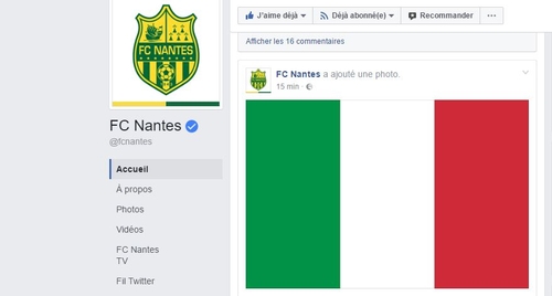On dirait que le FC Nantes a une nouvelle a nous annoncer...