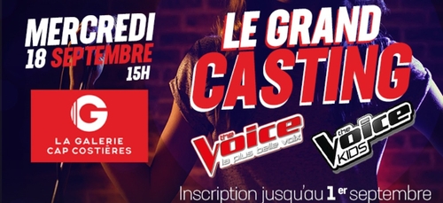 Casting The Voice & The Voice Kids à Nîmes