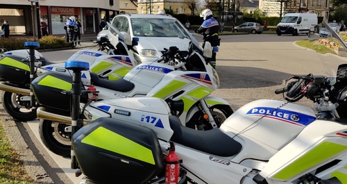 Dans l'Orne, douze motards de la police en renfort