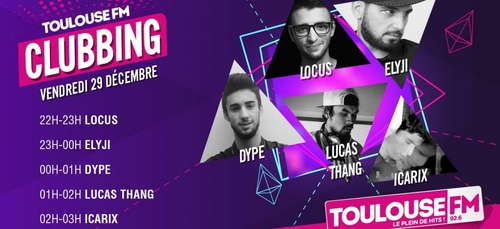 Les gagnants du DJ contest dans Toulouse FM Clubbing