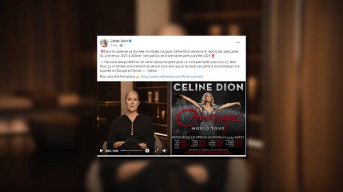 Céline Dion ne se produira pas aux Vieilles Charrues