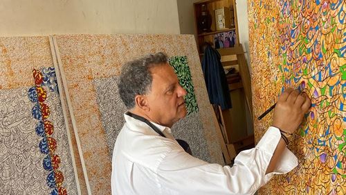 Mehdi QOTBI rend hommage à Houssein MILOUDI, figure de l'art...