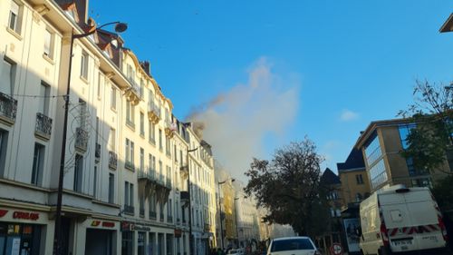 Metz : début d'un incendie près de la gare