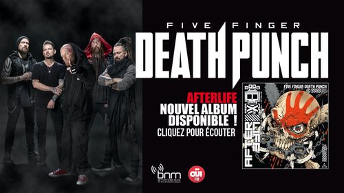 Five Finger Death Punch : leur dernier album AfterLife cartonne