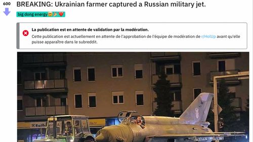Un avion russe tracté par un ukrainien ? C’est faux !