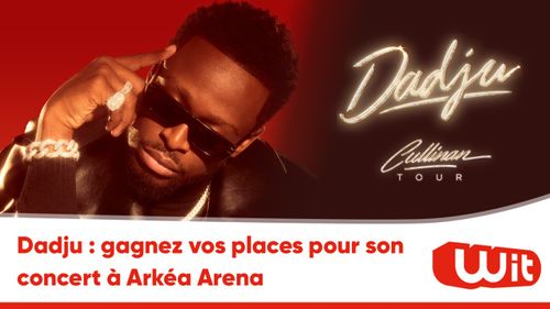 Dadju : gagnez vos places pour son concert à Arkéa Arena