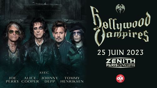 Hollywood Vampires : un concert en France pour le groupe rock fracassant