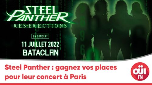 Steel Panther : gagnez vos places pour leur concert à Paris