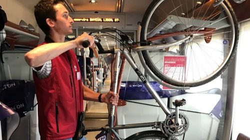 Des trains Nomad font place nette aux vélos cet été