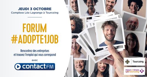 LE FORUM #ADOPTE1JOB AVEC CONTACT FM