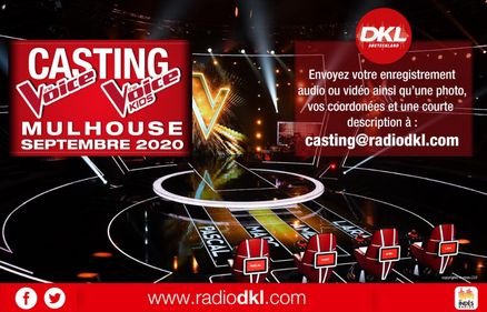 Participez au casting The Voice et The Voice Kids avec DKL...