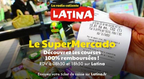SuperMercado : Latina vous rembourse vos courses !