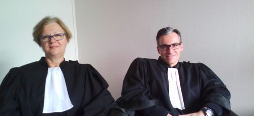 Le "non" à la réforme de la justice des avocats Ardennais.