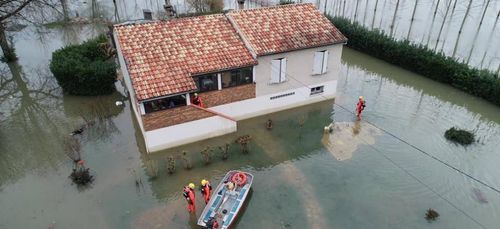 Nogent-le-Rotrou : la Sécurité civile sur le front des inondations...