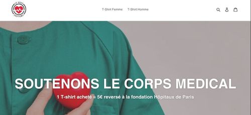 Jevoussoutiens.fr : des T-shirt pour soutenir les hôpitaux