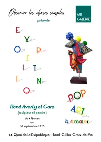 POP ART à 4 MAINS / Caro (peintre) et René Averty (sculpteur)