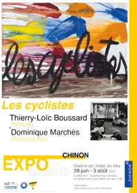 LES CYCLISTES - Thierry-Loïc Boussard, peintures - Dominique...