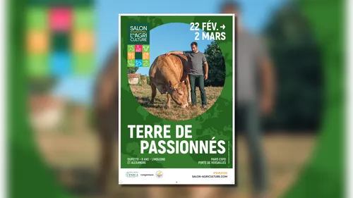 Oupette, vache Limousine et égérie du 61ème Salon de l’agriculture...
