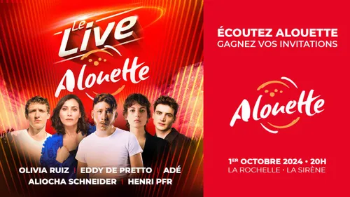 Le Live Alouette le 1er octobre à La Rochelle !