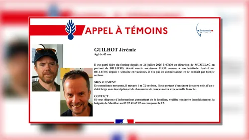 Morbihan : un appel à témoins lancé après la disparition d’un joggeur