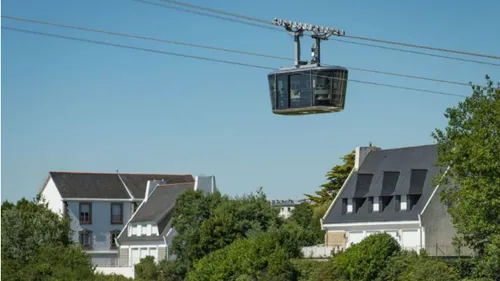 Brest : le téléphérique à l'arrêt