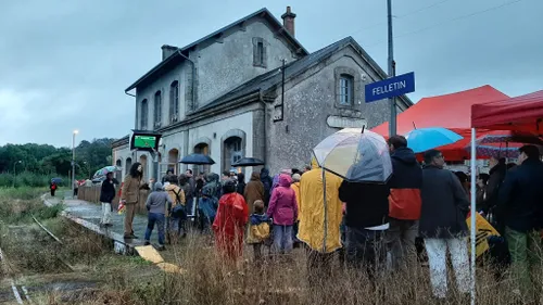 Dernier train sur la ligne ferroviaire Guéret - Felletin