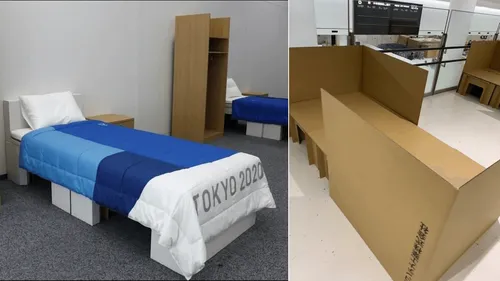 JO de Tokyo : des lits en carton amusent les athlètes