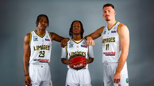 Basket : Le Limoges CSP dévoile ses nouveaux maillots 