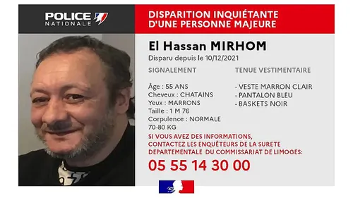Une disparition inquiétante à Limoges