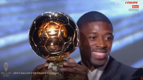 Ousmane Dembélé, Ballon d'or 2025, remercie le Stade Rennais dans...