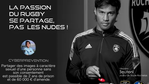 Le Stade Rochelais s'engage contre la cyberdélinquance