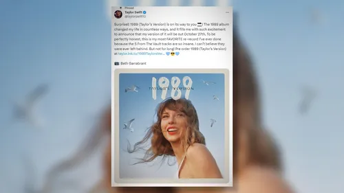 Taylor Swift annonce la réédition de son album "1989" !