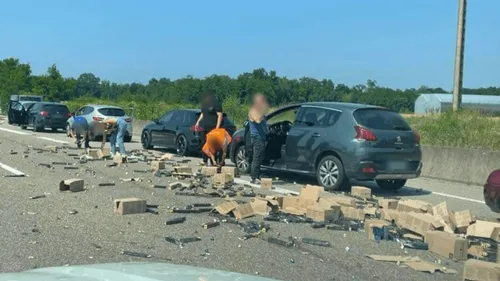 Haut-Rhin : ruée sur des dosettes de café sur l’A35 après un accident 