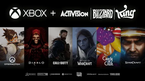 Microsoft rachète le géant des jeux vidéo Activision-Blizzard pour...