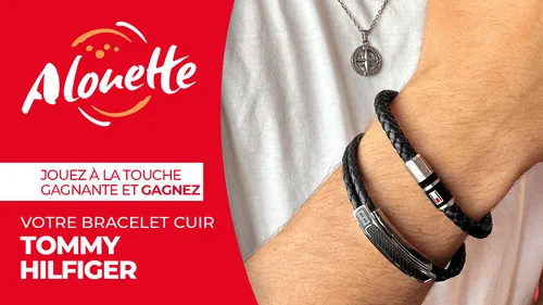 La Touche Gagnante - Alouette vous offre un bracelet cuir pour homme !