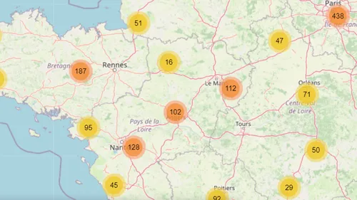 Une carte recense les meilleurs noms de salons de coiffure du Grand...