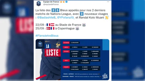 Equipe de France : la liste des 23 joueurs retenus pour le dernier...