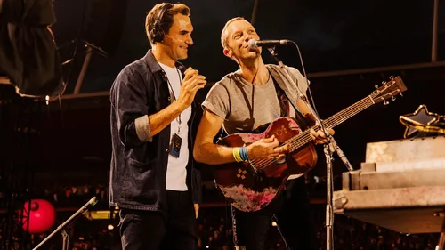 Roger Federer, 5e membre du groupe Coldplay !