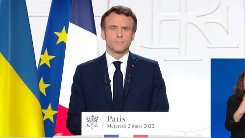 Ukraine : Macron accuse Poutine et réclame une France et une Europe...