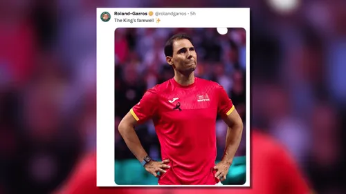 Rafael Nadal à la retraite : les images du dernier match d'une...