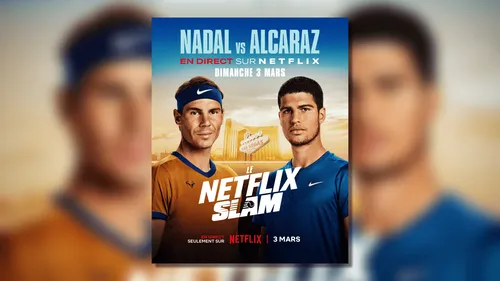 Nadal et Alcaraz vont s'affronter en direct sur Netflix