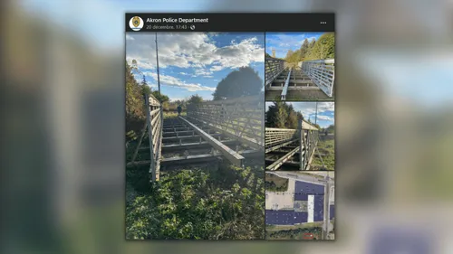 Un Américain loue une grue pour voler un pont de 18 mètres 