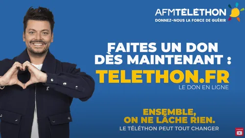 Téléthon 2022 : plus de 78 millions d'euros de promesses de dons