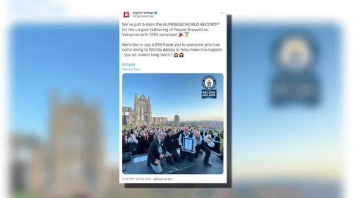Le plus grand rassemblement de vampires a eu lieu en Angleterre !